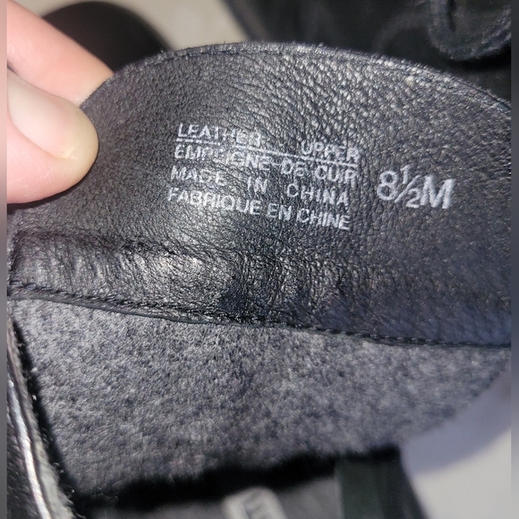 Infiniti Black Lace-up Bootie Sz.8.5M - Picture 5 of 6